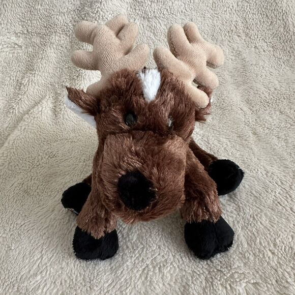 Ganz Webkinz Reindeer Moose Elk Stuffed Plush Animal 9" Brown No Code - Picture 2 of 7